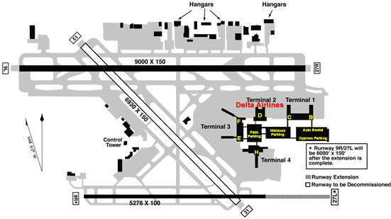 terminal map fll fort lauderdale airport